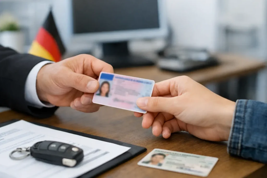 Amtliche Eintragung Führerschein Nachweis